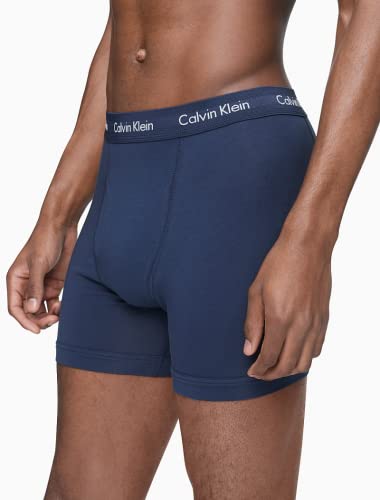 Image of White Solid Mid Rise Trunks - Pack of 3
