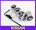 Nissan Anti Theft Tire Valve Stem Caps Set of 4
