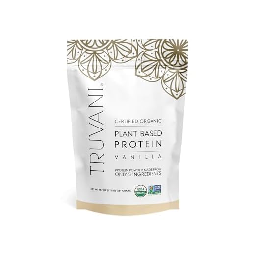 Truvani Vegan Protein Powder - Vanilla Flavor