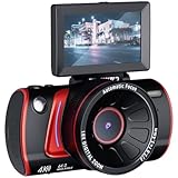 [Capacités 4K haute définition] Capturez chaque détail en utilisant la fonction de résolution 4K, idéale pour les vlogs et la création de contenu créatif.