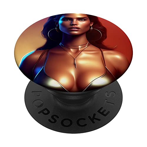 Stadium Status Records Massive Appeal Graphic Cowgirl Bélier PopSockets PopGrip Interchangeable