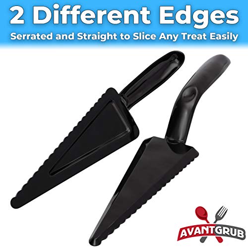Heavy Duty, Recyclable 10" Dessert Servers 12 Pack. Perfect For Serving Pie, Cake And Pizza. Best Disposable Plastic Cutters For A Wedding Or Birthday Party. Great Shovel Slicers For Catering Events #TOP7