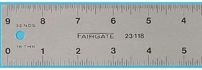 Eluxite Aluminum Centering Ruler Size: 36" H