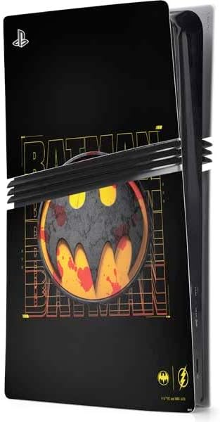 Skinit Decal Gaming Skin Compatible with PS5 Pro Console - Officially Licensed DC Comics The Flash Movie: Batman Poster Design