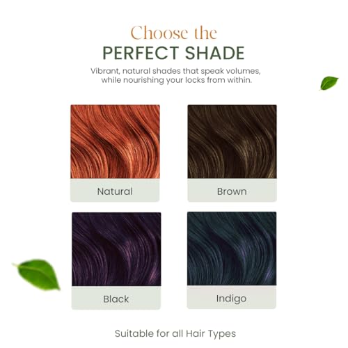 Pardesi Pó de hena para cabelo marrom I USDA orgânico I 7,05 oz (200 gramas) | tintura natural para