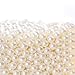 Makeup Beads for Brushes, Art Faux Pearls, HBlife 1100-Piece Round Pearl Beads to Hold Makeup Brush, Lipstick, Mascara, Eyeliner, 8mm (Beige)