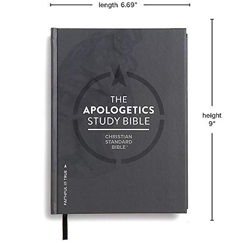 CSB Apologetics Study Bible, Hardcover: Black Letter, Defend Your Faith, Study Notes and Commentary,