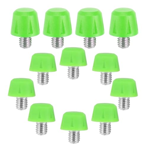 Derwrtup Crampons de football | Crampons de rechange pour chaussures de football | Baskets de sport antidérapantes Accessoires pour pelouse, entraînement, salles de compétition Ligue, vert, Large