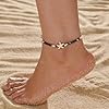 Wedity Bohemian Starfish Bracelets de cheville perles Elastic Ankle Chain d'Été Plage Foot Bijoux Cadeau pour les Femmes, Taglia Unica, Matières plastiques, Pas de gemme #1