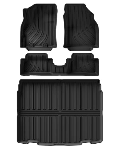 WeshyiGo Juego de alfombrillas y bandeja de maletero compatibles con Yaris Cross 2020-2024 2025 TPE para todo tipo de clima 3D alfombrillas para coche para Yaris Cross, inodoras y resistentes al agua