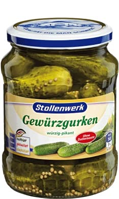 STOLLENWERK PEPINILLOS ENTEROS. PACK 12 X 670GR.