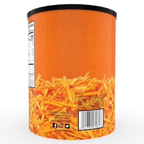 Utz Potato Stix, BBQ Flavor, 14 oz Canister