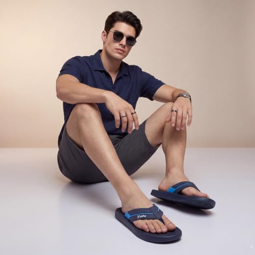 Image of YOHO Snugly Slippers for Men | Sleek Everyday Style | PU Cushioned Support & Durable Build | 004