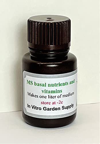 MURASHIGE and SKOOG BASAL NUTRIENTS and Vitamins for Plant Tissue Culture Media - Makes 1 Liter