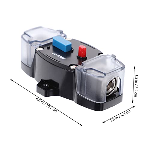 Disyuntor automotriz de 60a fusible térmico rearmable 12v 24v CC 2