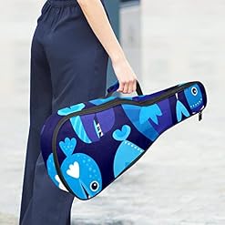 Housse pour ukulélé bleu marine motif dauphin sous-marin 10 mm avec rembourrage épais en éponge 53,3 cm avec sangles… - Les Beatles, Paul McCartney, John Lennon, RIngo Starr, George Harrison Housse pour ukulélé bleu marine motif dauphin sous-marin 10 mm avec rembourrage épais en éponge 53,3 cm avec sangles… – Image 6