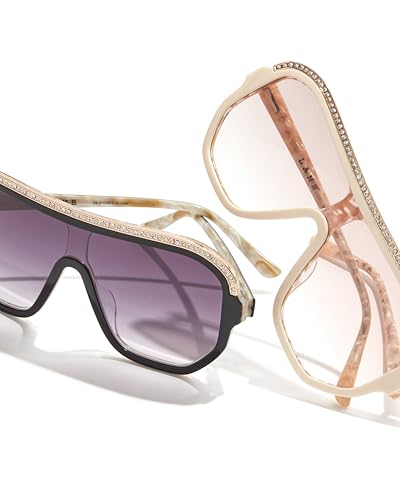 L.A.M.B. Gwen Stefani LA593 Shield Sunglasses for Women, UV400 Protection4