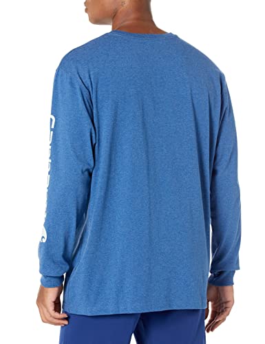 Image of Carhartt Men's Dearborn Loose Long-Sleeve Logo T-Shirt Closeout