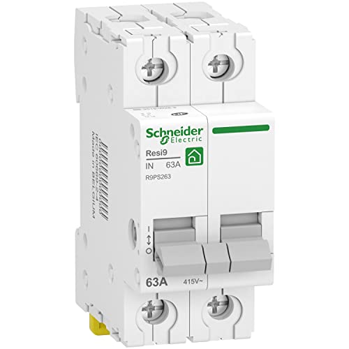 Schneider Electric - Resi9 - interrupteur-sectionneur 2P 63A - R9PS263
