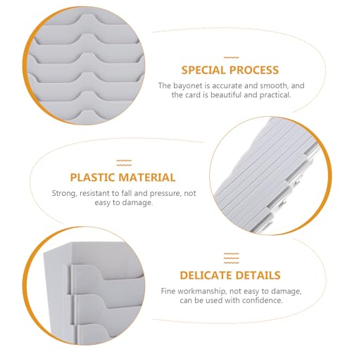 Étagère murale plastique à 30 emplacements de rangement extensible - 4