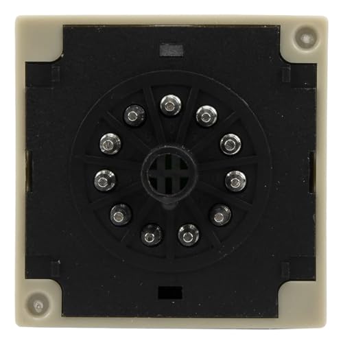 Relé de tiempo H3CR-A 12VDC de alta fidelidad con dial de retardo multiescala 6