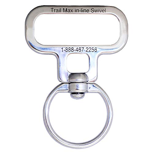 Trailmax In-Line Swivel For Horse Highline Rope, Use To Secure Stock Without Them Getting Tangled In Their Lead Rope, Allows Stock To Securely Rest In Camp, Trailmax Original Design #TOP17