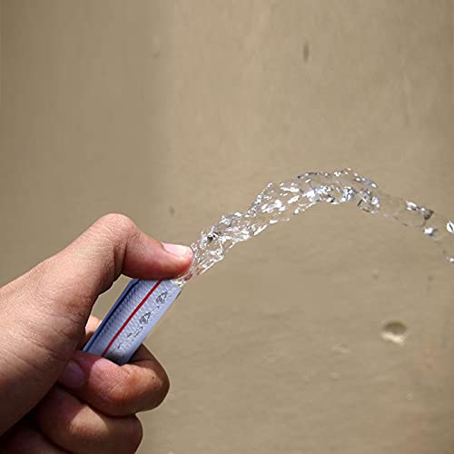 Seunmuk 3/4" Id 65 Ft Braided Clear Flexible Pvc Tubing, Reinforced Pvc Clear Vinyl Tubing, Uv Chemical Resistant Vinyl Hose For Water Delivery, Lawn Irrigation, Garden Watering #TOP5