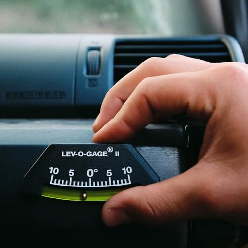 Sun Company Lev-o-gage II - RV Levels (2-Pack) - Made in USA | Leveling System for RV, Camper, or Pop Up Trailer | High Visibility Ball Level (No Bubble)