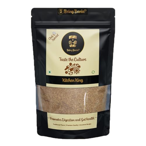 Image of Being Bania Kitchen King Chef Special, 500 Gms | Kitchen Masala Powder |100% Natural Ingredients | No Added Preservatives | All in 1 Vegetable Masala | Exotic Indian Spices | No onion, no garlic |