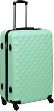 SKM Hardcase Trolley Mint ABS,Green Weight 8.6KG