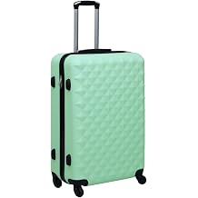 SKM Hardcase Trolley Mint ABS,Green Weight 8.6KG