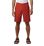 Columbia Men's Standard Washed Out Short, Carnelian Red, 40W x 10L