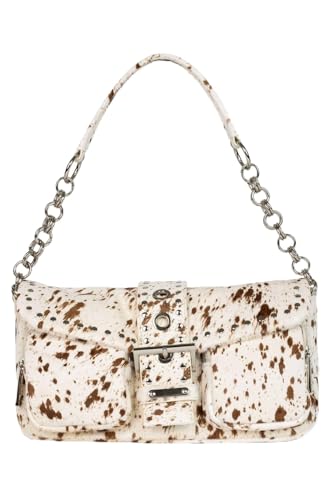 Jeffrey Campbell NIGHTOUT-F WOMEN BAGS - OneSize/Brown White Cow