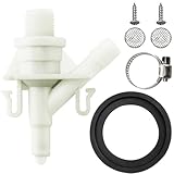 385311641 RV Toilet Valve Replacement Kit for Dometic 300|301|310|311|320|321 Pedal Flush Toilets -Freeze-Resistant Flush Camper Toilet Valve Parts with 385311658 Toilet Seal