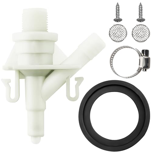 385311641 RV Toilet Valve Replacement Kit for Dometic 300|301|310|311|320|321 Pedal Flush Toilets -Freeze-Resistant Flush Camper Toilet Valve Parts with 385311658 Toilet Seal