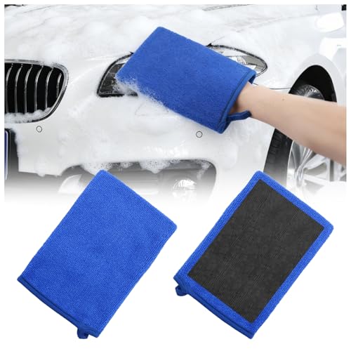 Junecarp 2PCS Clay Mitt Auto Detailing Supplies