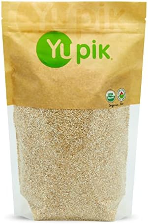 Yupik Organic Oat Bran, Gluten-Free, 1 kg, Non-GMO, Kosher, Vegan, Raw, Made from Hull of Whole Grain Oats, Good Source of Fiber, Ideal for Baking & Cooking