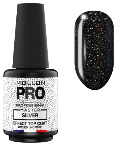 Top coat Master silver Mollon Pro protège et illumine le vernis
