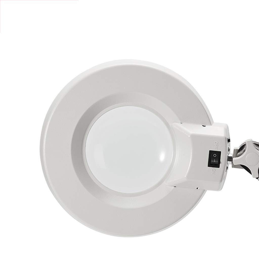 Lupa de Pantalla Lupa de Escritorio Lupa de sobremesa de Alta definición HD Stent de Acero Inoxidable con Lente óptica Ligera Lupa con luz LED
