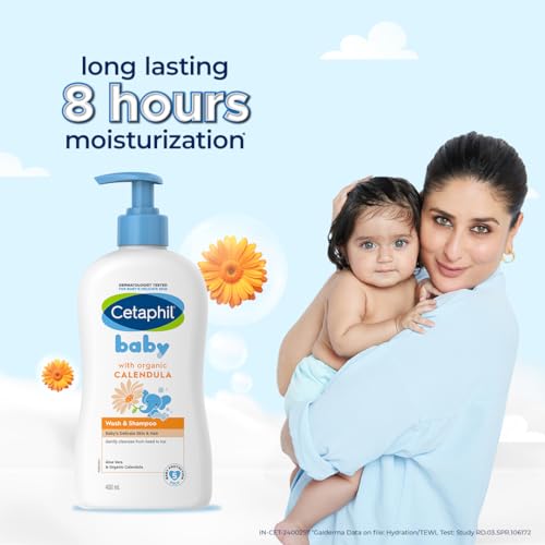Cetaphil Baby Wash & Shampoo with Organic Calendula (400ml) (Image - 6)