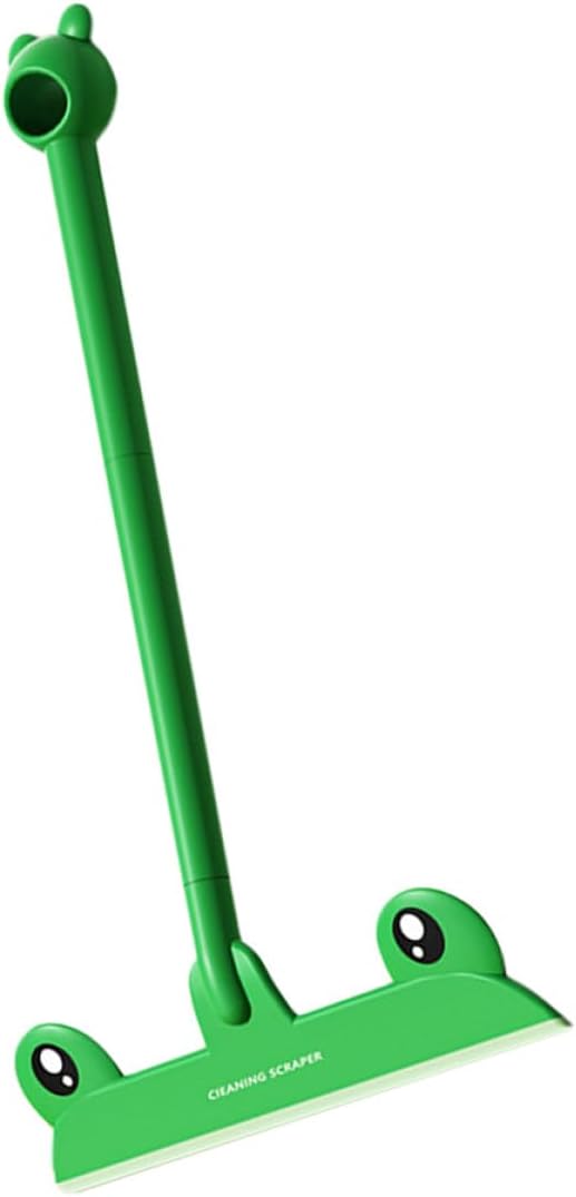 Creative Frog Small Shower Glass Squeegee, Cartoon Window Squeegee for Bathroom Doors, Handheld Windshield Cleaning Tool for Home and Travel