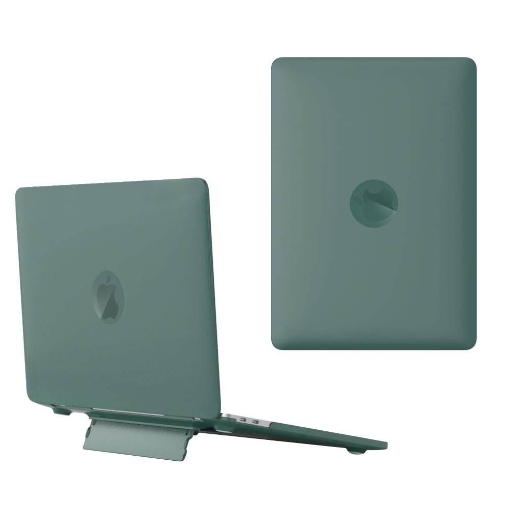 Funda MacBook Air 13 A1466 contra arañazos carcasa rígida verde 7