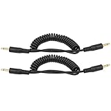 Asixxsix Digitalkamera-Verbindungskabel, 3,5-mm-3,5-mm-Verbindungskabel, Digitalkamera-Zubehör zum direkten Anschließen von Kamera und Blitz