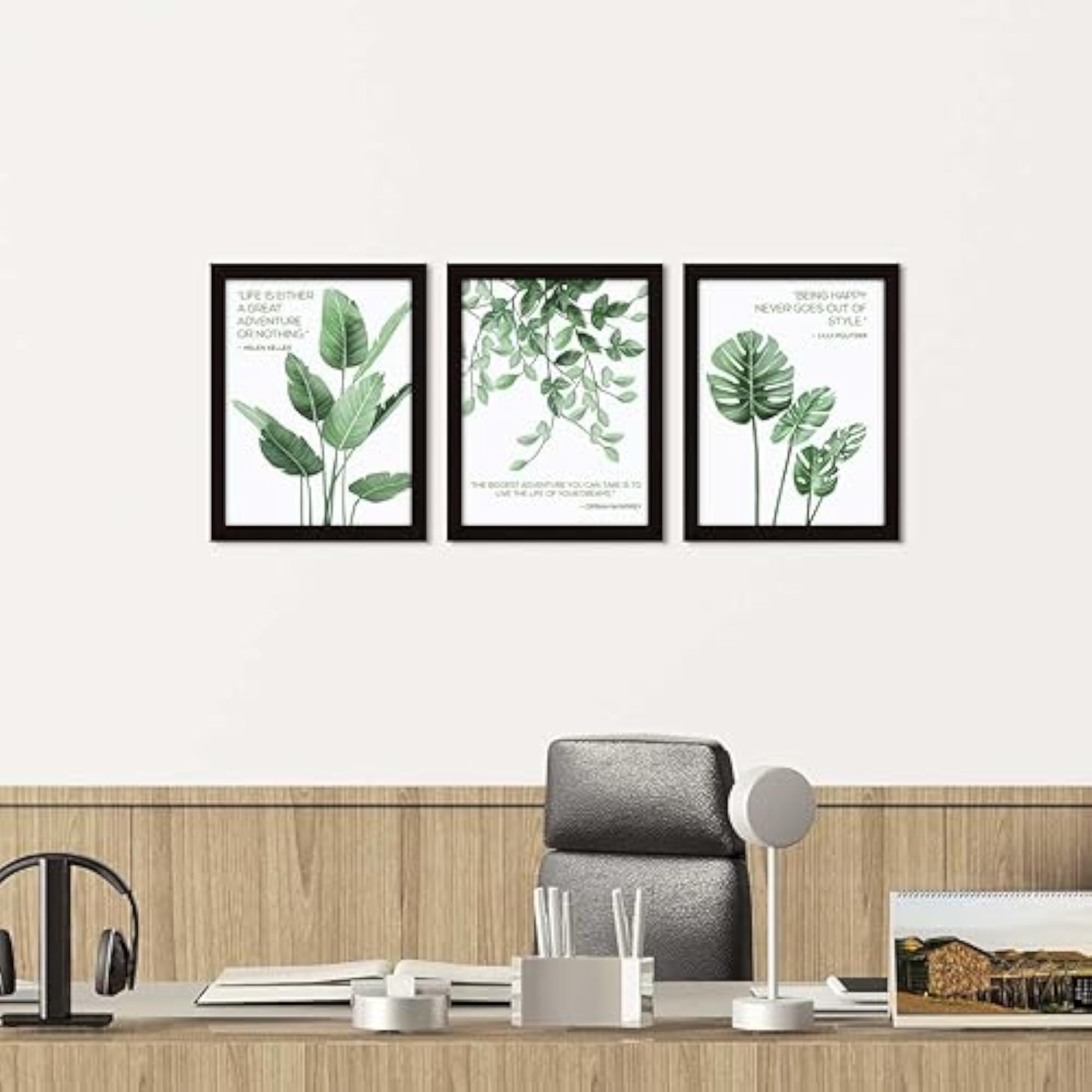 Motivational Quotes Wall Frames - Set of 3