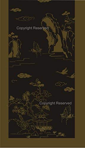 Silk Base Burn-out Velvet Shawl,73" Lx21 W,Ancient Art,Olive/Black3