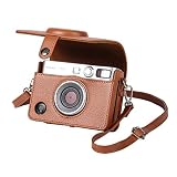 チェキフィルム instax mini Evoケース チェキ 保護カバー チェキ 全面保護 傷つけ防止 ショルダーストラップ付き PUレザー 携帯便利 取り出し簡単 磁気スナップ付き