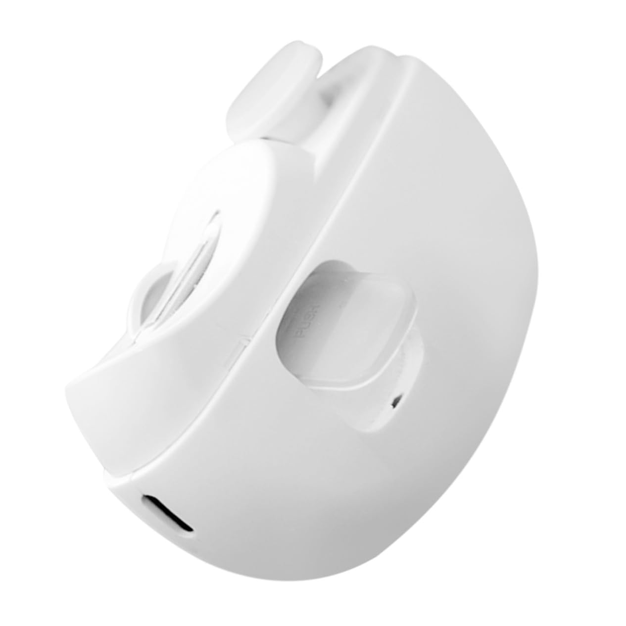 500mah Tagliaunghie Bianco Ricaricabile Automatico Elettrico | Doppia Funzione con Luce, Due Velocità di Rotazione, Abs e Lega, per Adulti e Ragazzo Ragazza