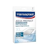 AQUA MED HANSAPLAST PROTECT WITH STERILE GAUZE DRESSING 6 X 7 CM 5 U