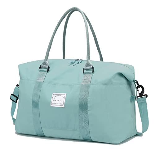 VMIKIV Borsa sportiva da donna, borsa da viaggio da uomo, per weekend, per la notte, per l'ospedale, borsa a mano, impermeabile, per Easyjet Undearseat Tote Bags per vacanze, shopping, sport