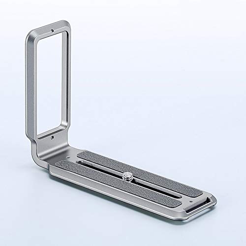LEOFOTOUL-01T Universal Titanium L Plate, for Camera, 1/4“ Titanium Screw, ARCA Compatible